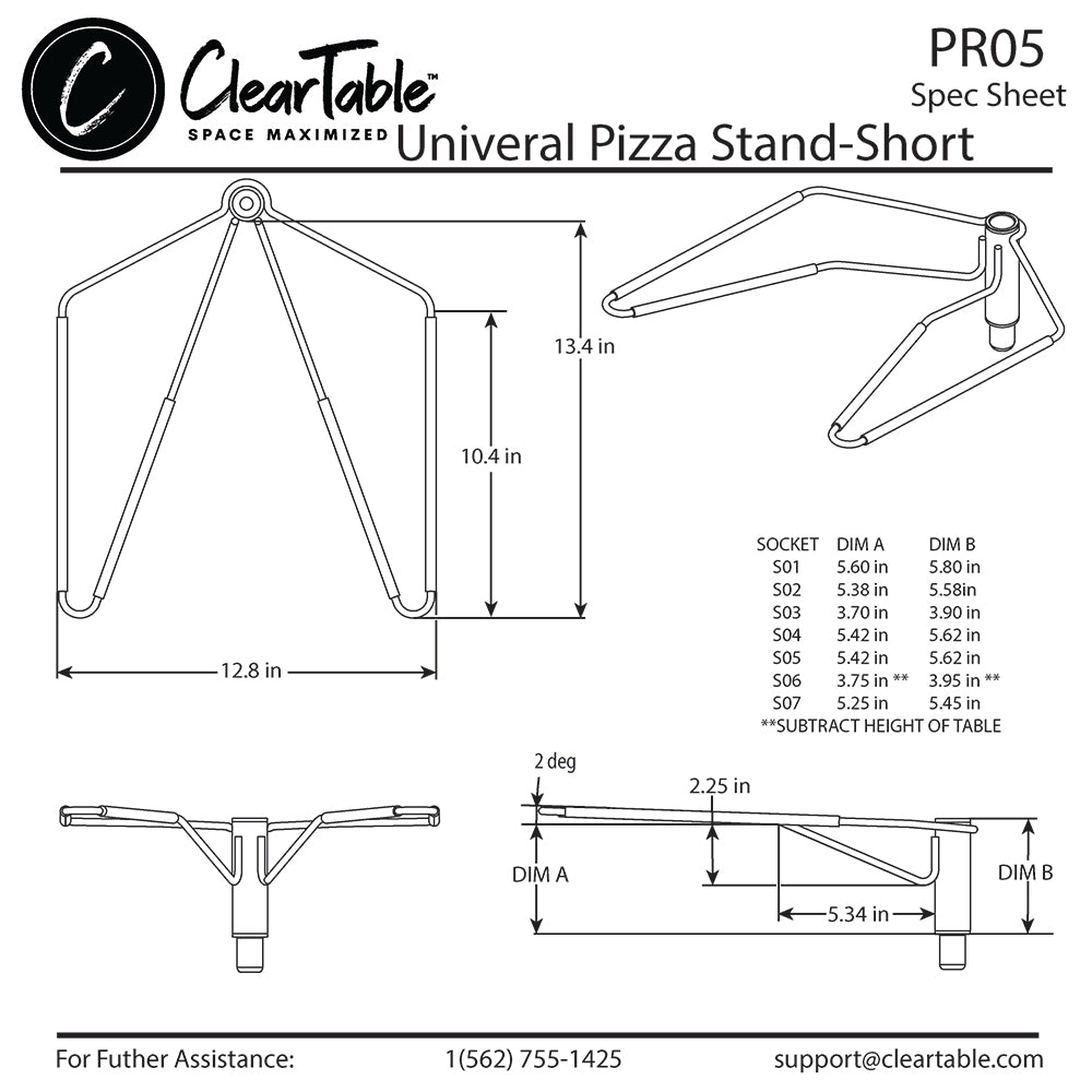 PIZZA STAND - SHORT