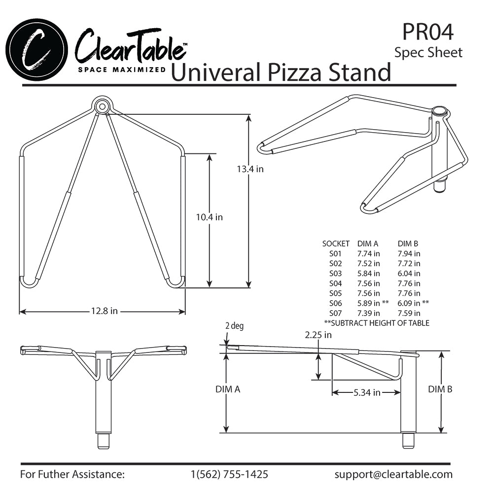 PIZZA STAND - TALL