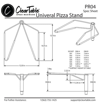 PIZZA STAND - TALL